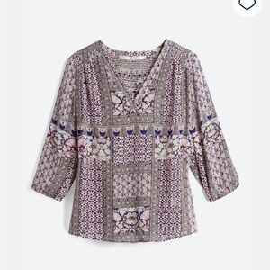 Fun 2 Fun Multicolor Patterned Blouse